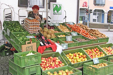 Große Vielfalt an saisonalen Produkten